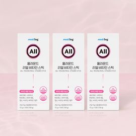 [medilog] all-round real vitamin stick drinking multi-multivitamin water 3 boxes_drinking vitamin, energy recharge, vitality, fatigue recovery, stick-type vitamin_made in Korea